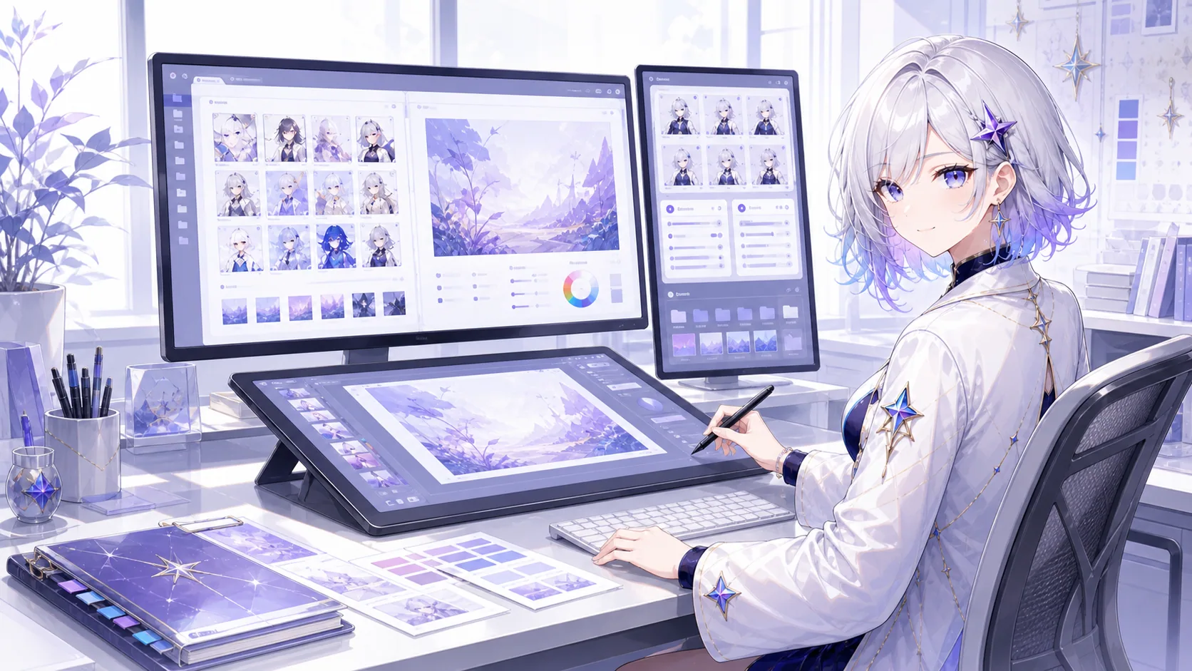 ArtrIa Toolsの制作フロー画面イメージ